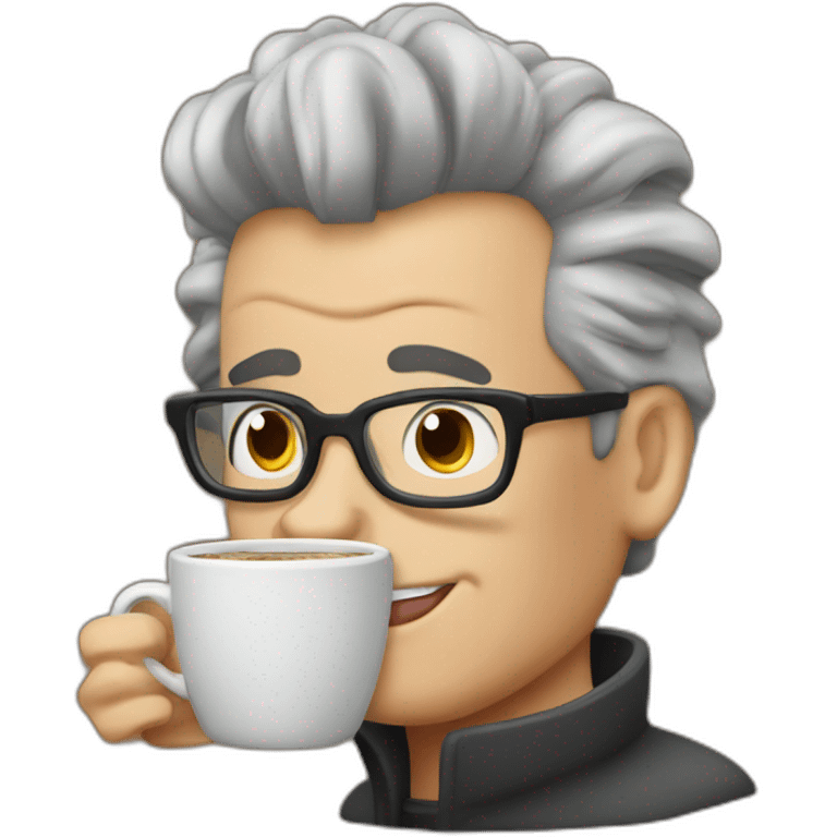 egon drinks coffee emoji