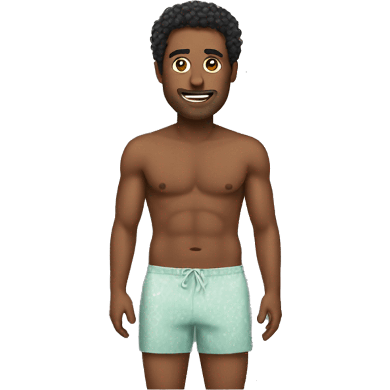 Man in bikini emoji