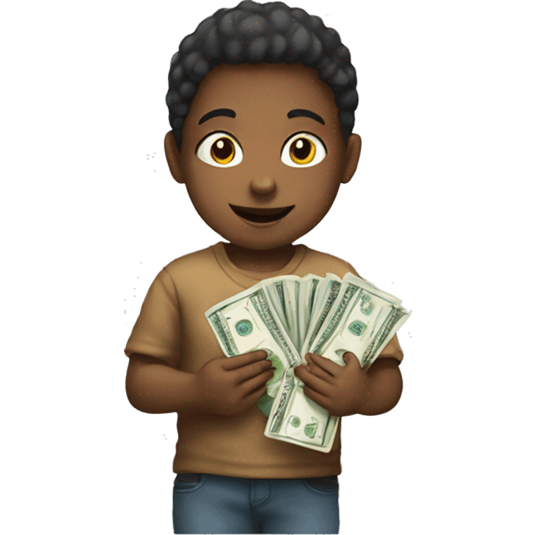 Child With Money in Hand  emoji