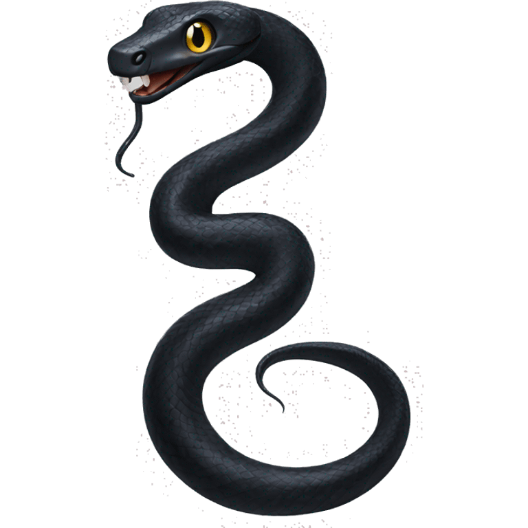 Black snake emoji