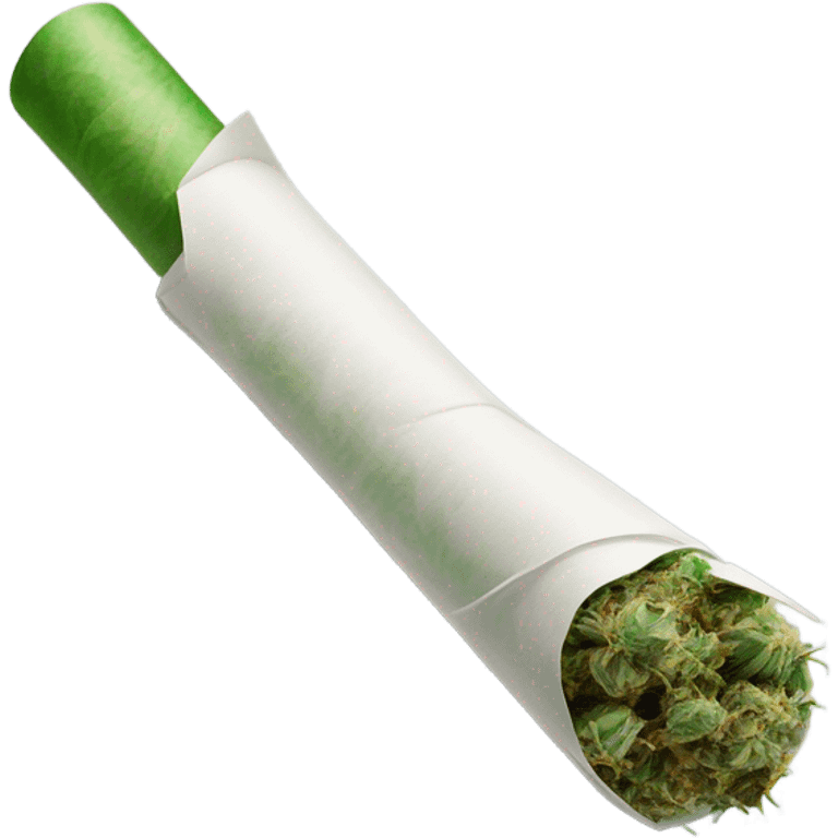 a perfectly rolled joint  emoji