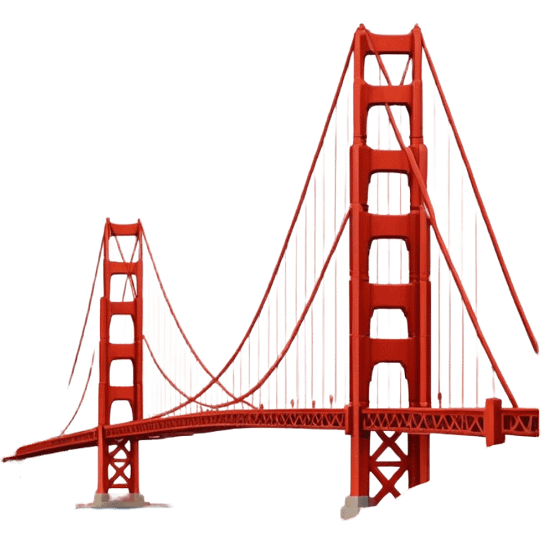 Cinematic Realistic Golden Gate Bridge Emoji emoji