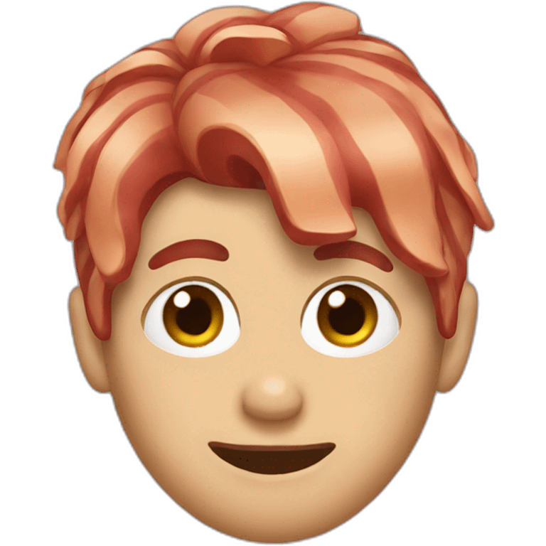 Bacon hair emoji