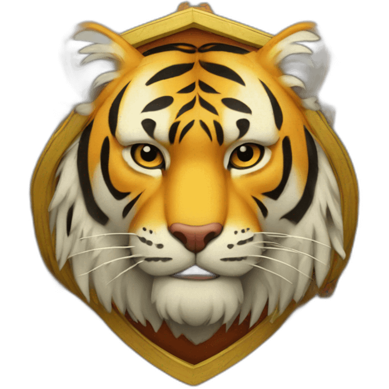 Tiger coat of arms emoji