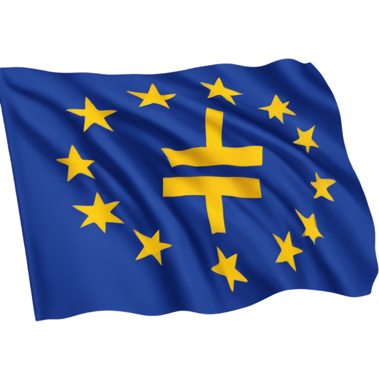 the flag of the European Union emoji