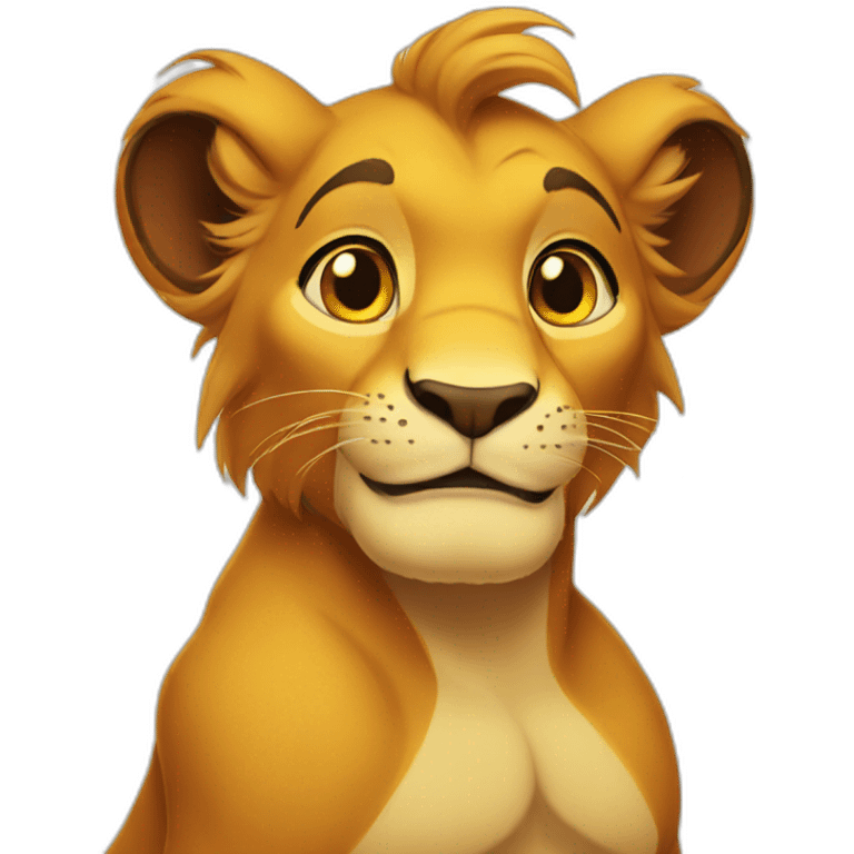 Simba emoji