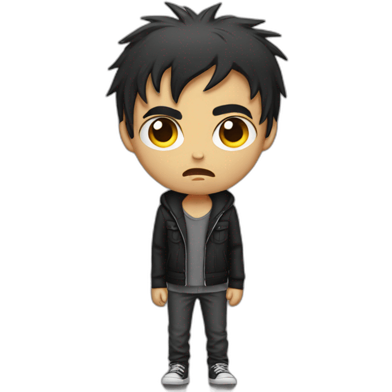 Angry emo kid in november emoji