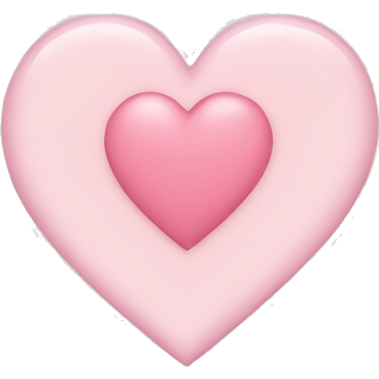 Make a light pink heart emoji