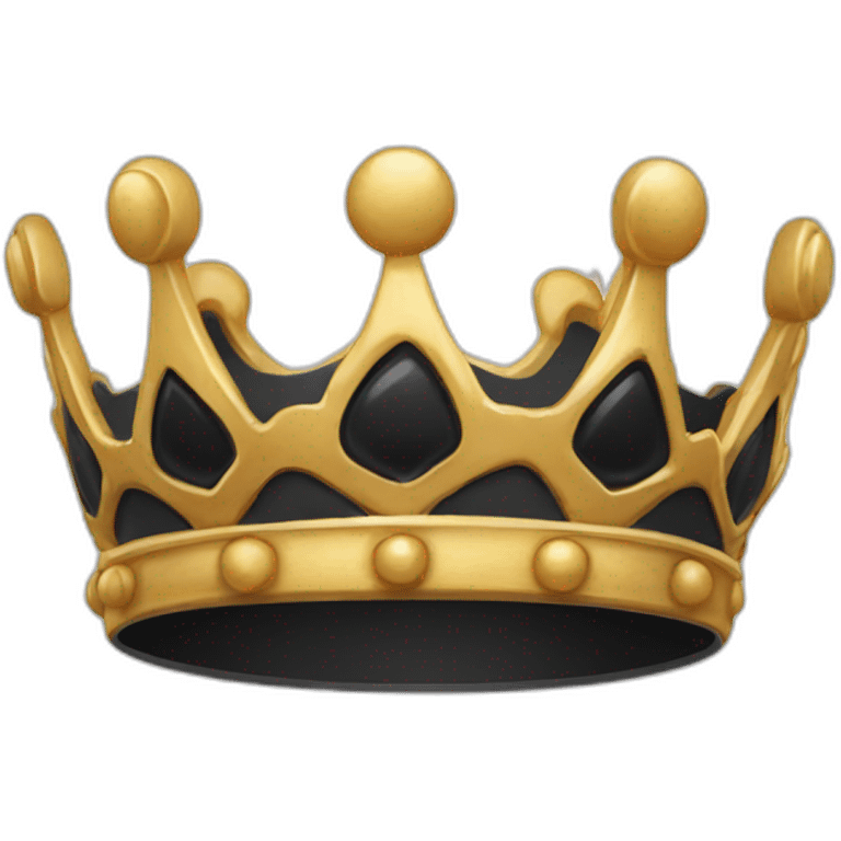 Couronne noire emoji