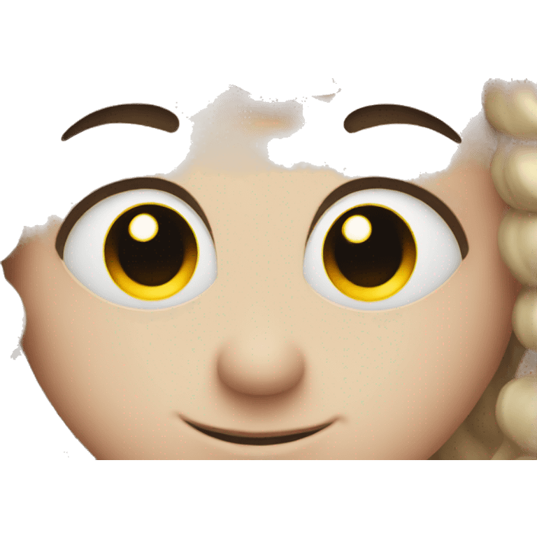 Smiling face with lashes emoji