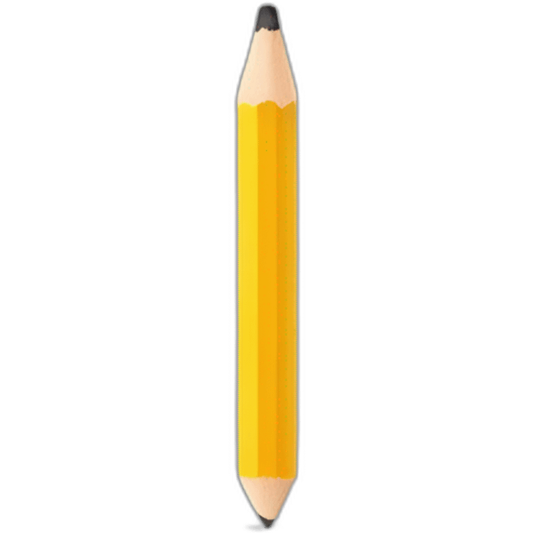 Pencil moustache emoji