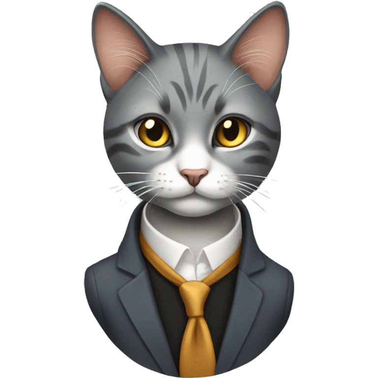 Classy feral cat emoji