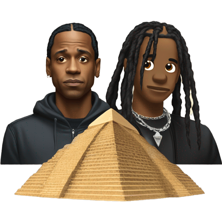 Pyramid and Travis scott emoji