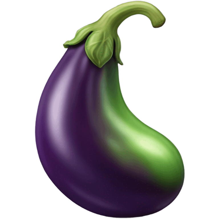 Riding egg plant emoji