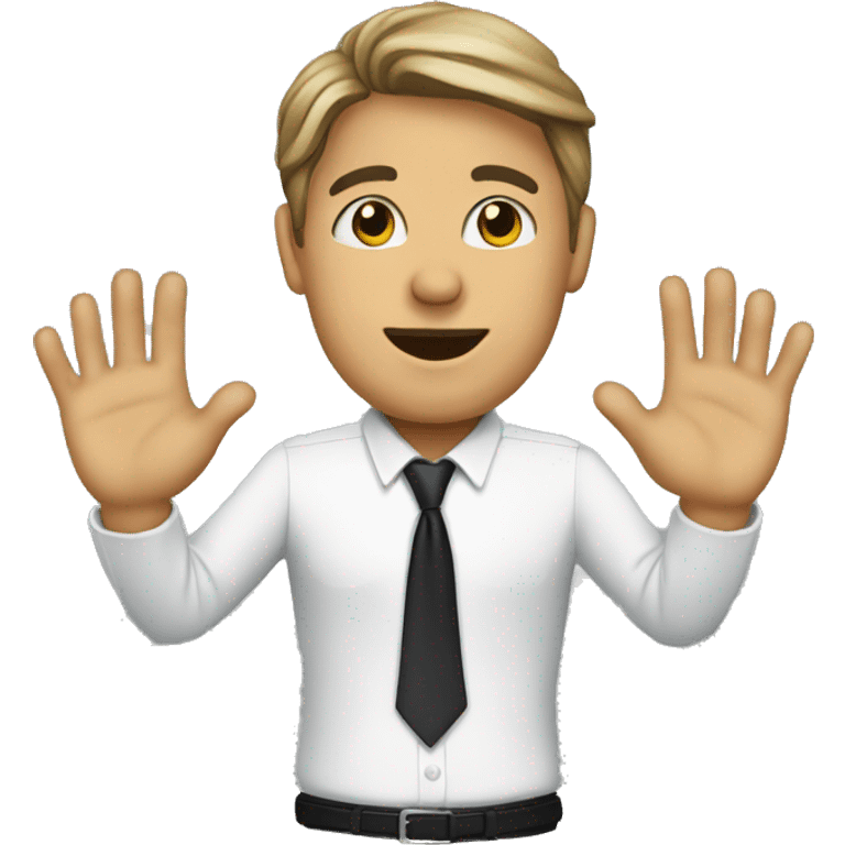 business hands shakig emoji