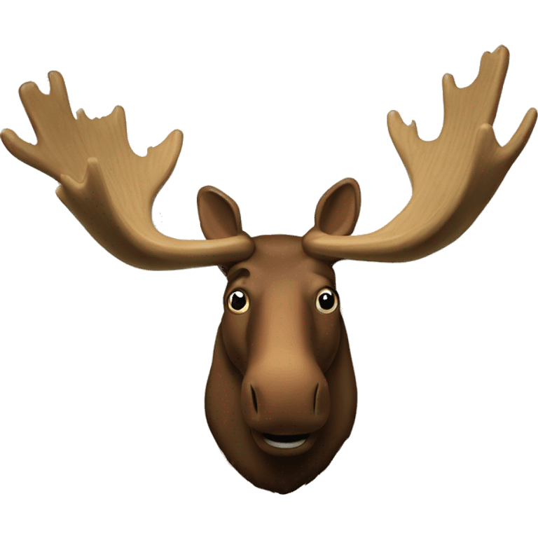 Moose head on wall emoji