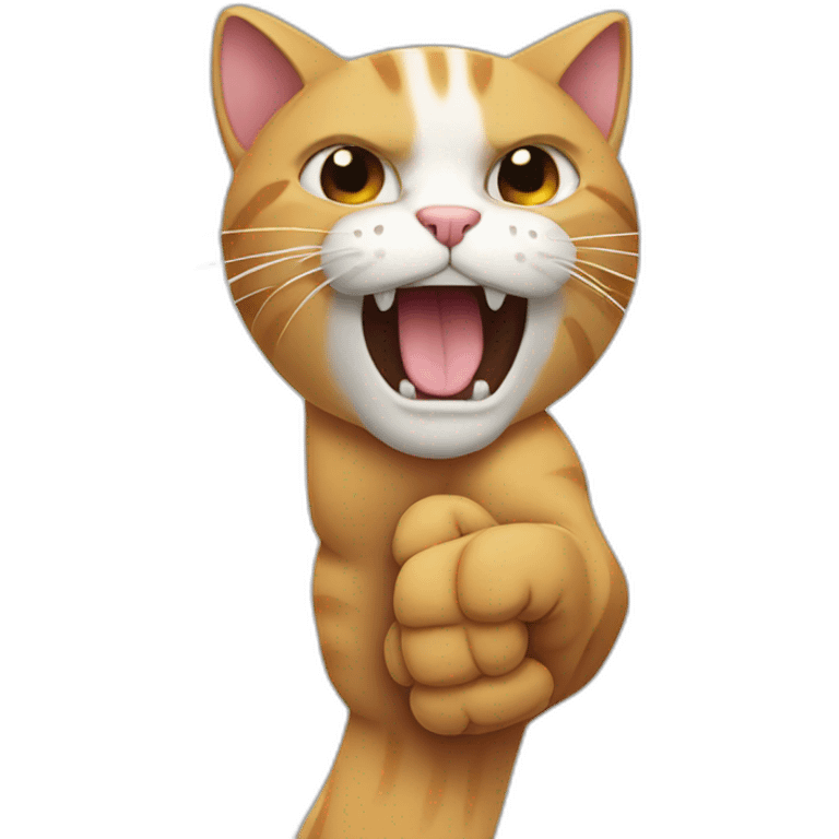 Cat fists emoji