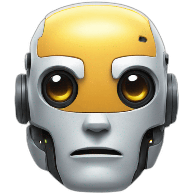 robot head emoji