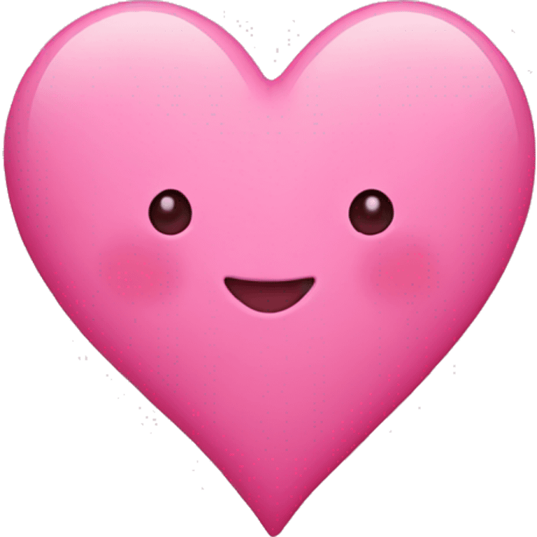 Pink heart  emoji