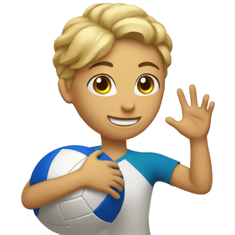 playing volleyball  emoji