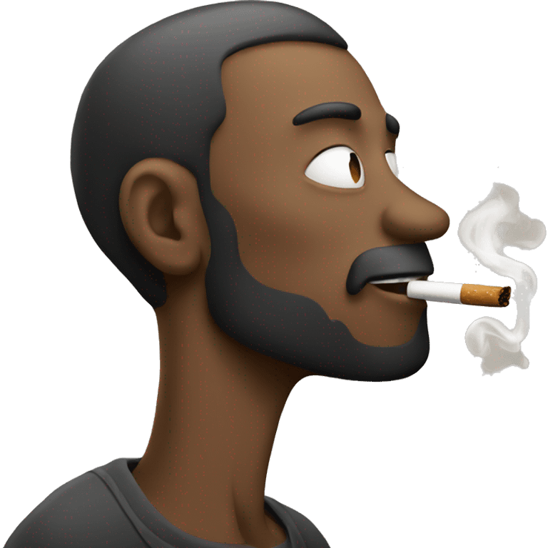 Guy smoking  emoji