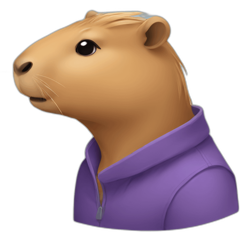 capybara working emoji