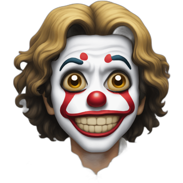 scared michael jackson clown emoji