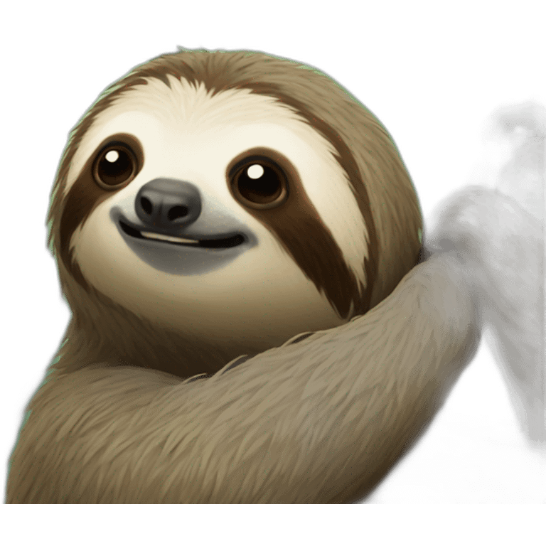 sloth OMG WOW emoji