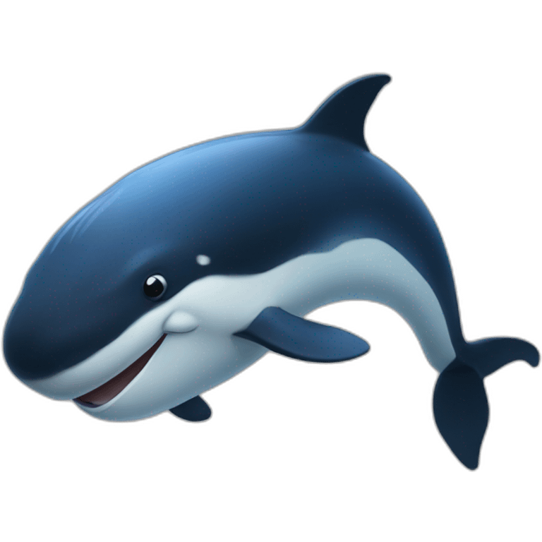 Baleine qui ris emoji