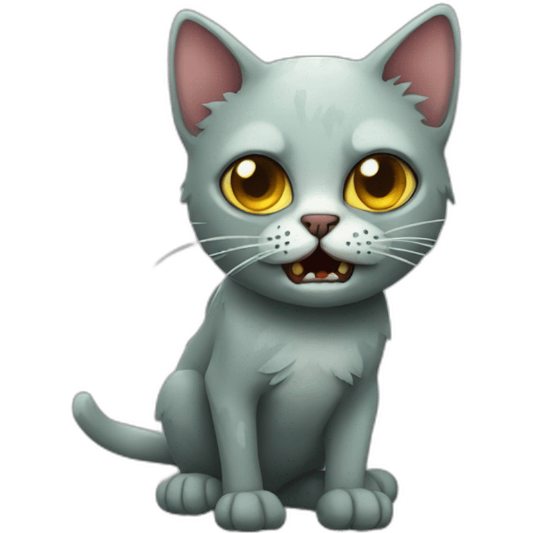 cat-zombie emoji