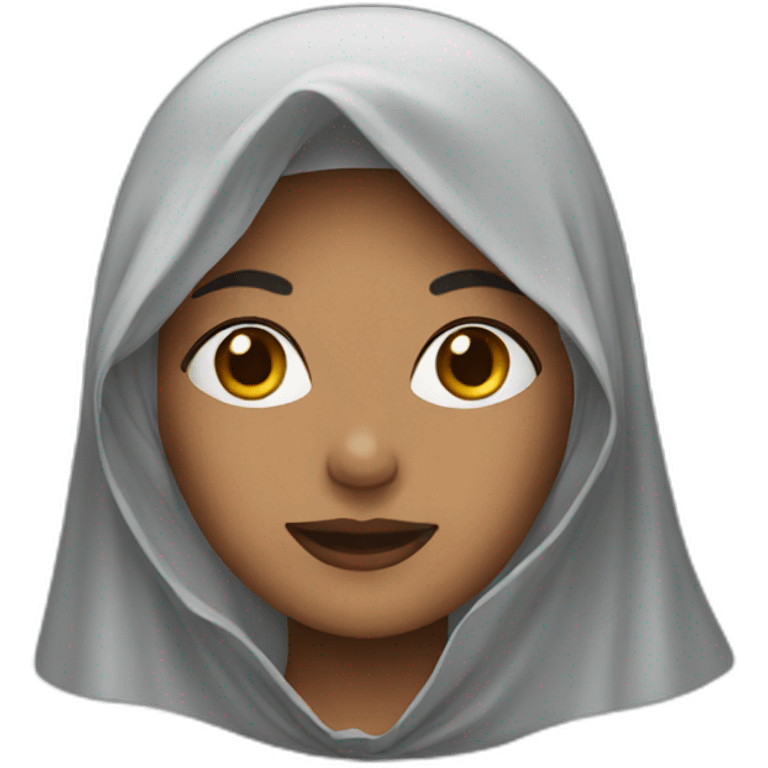 a woman wearing a veil emoji