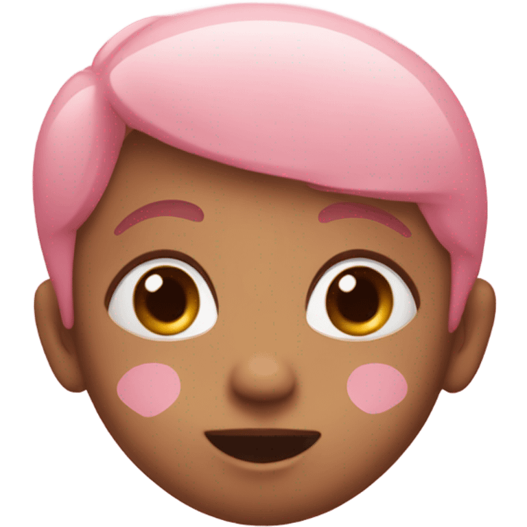 A baby pink colored heart with the name Salim in it emoji