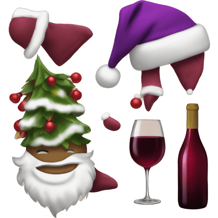 Mulded Wine christmas asthetic emoji