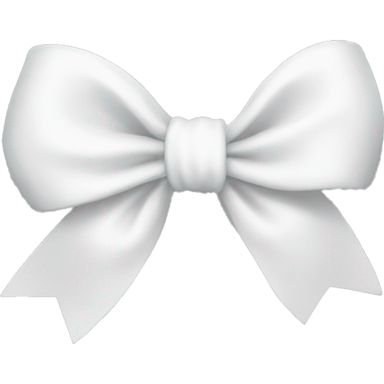 White bow emoji