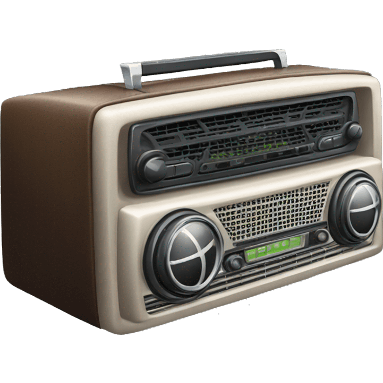 car radio emoji