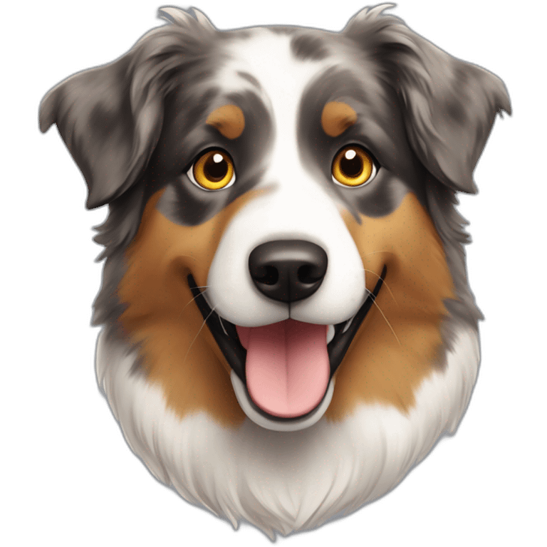 Australian Shepherd hellbraun emoji