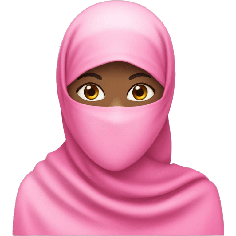 pink niqab wearing girly transgirl emoji