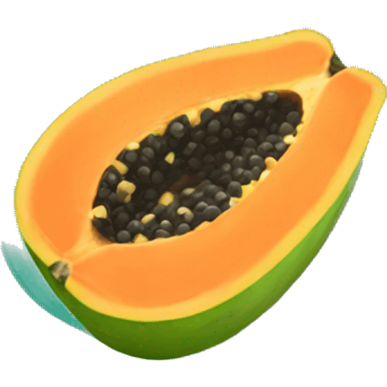 Papaya emoji