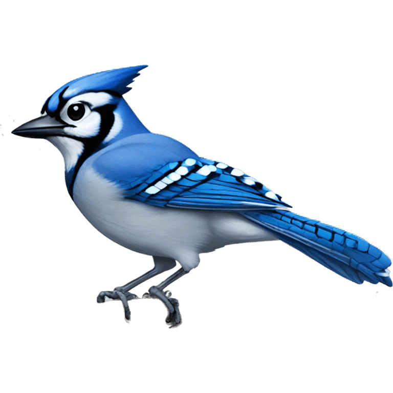 Blue jay with pit vipers emoji