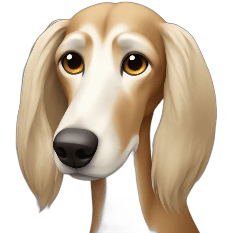 sleepy Saluki emoji