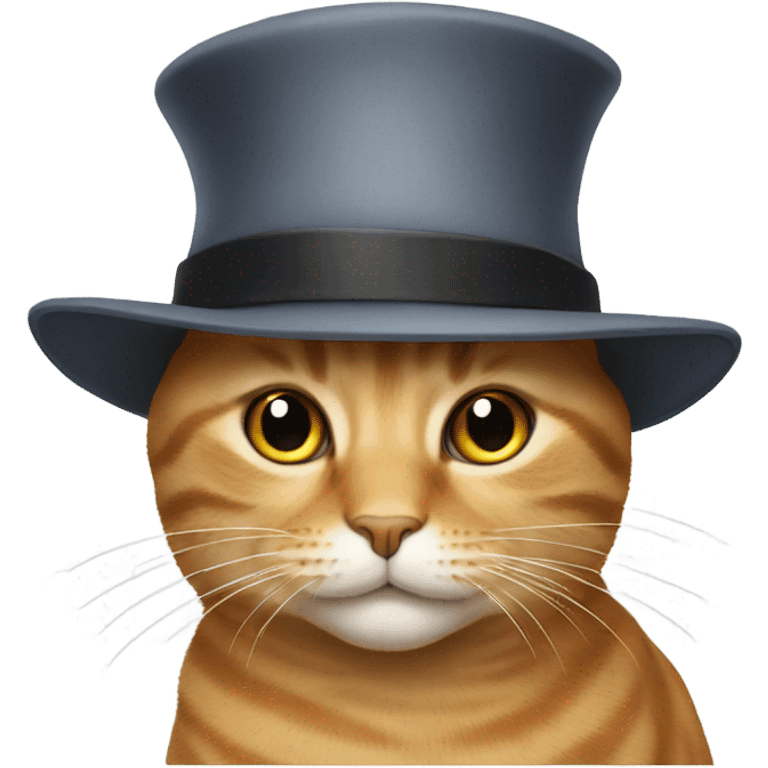 Cat in a hat emoji