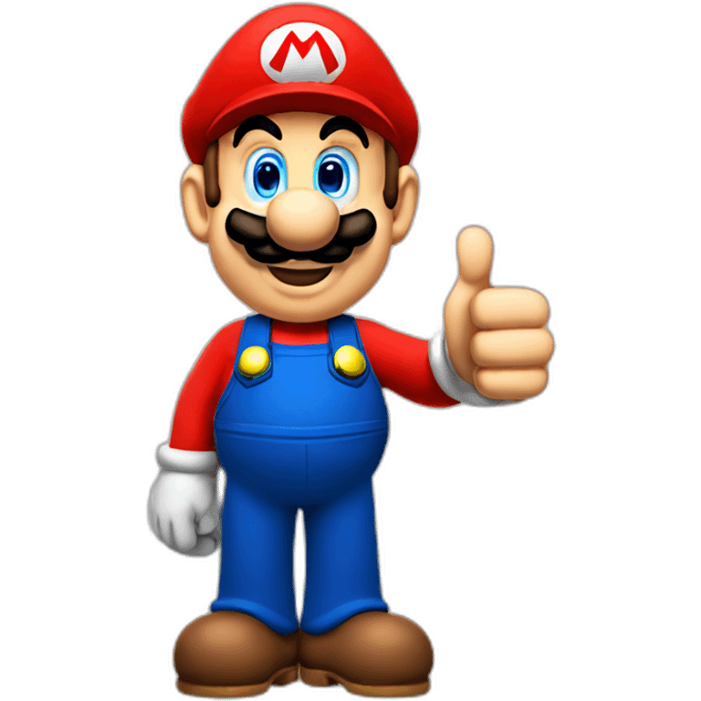 mario thumbs up emoji