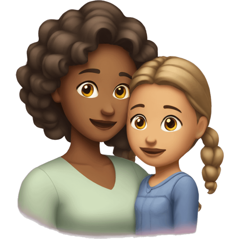 mother and daughter emoji