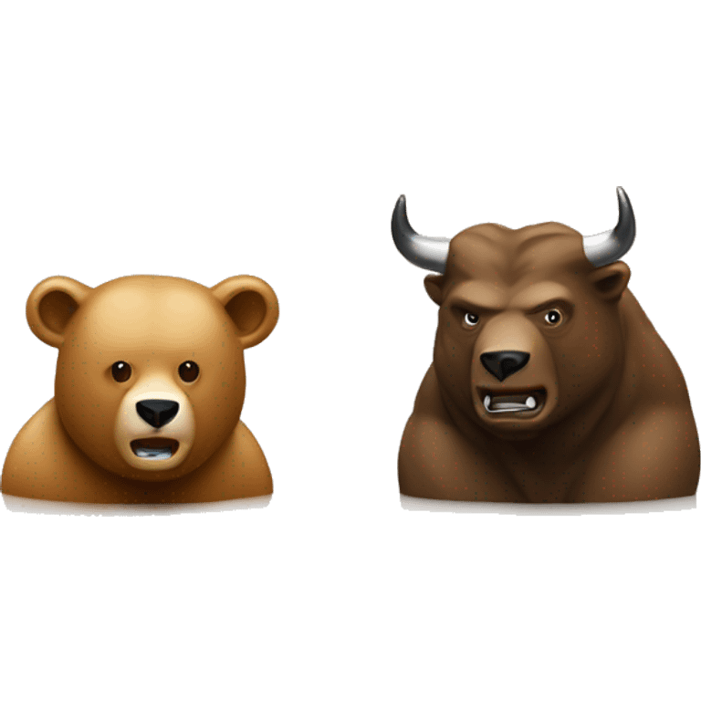 BEAR VS BULL BOURSE TRADING emoji