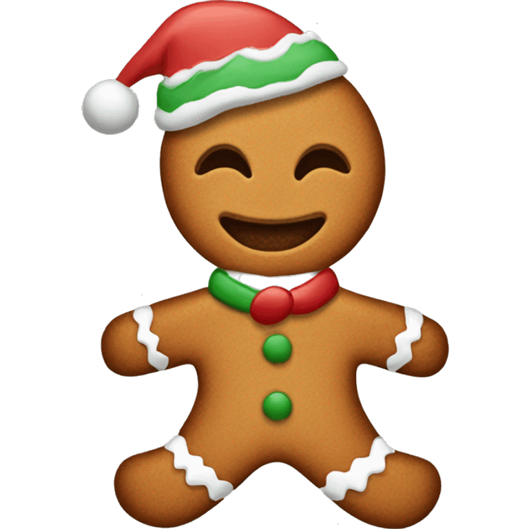 Gingerbread Christmas theme emoji