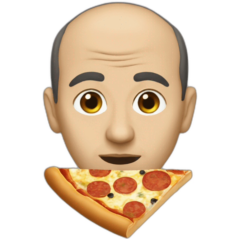 stepan bandera eats pizza emoji