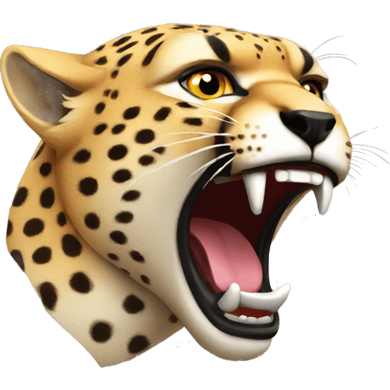 angry cheetah emoji