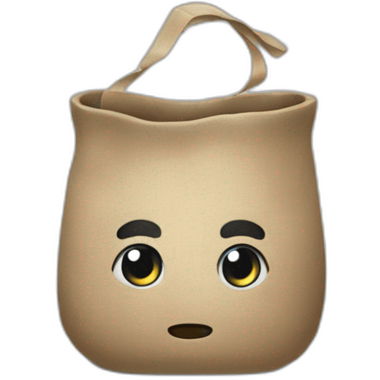 Ein Dieb mit schwarz-weißen Streifen und einem Sack hinter der Schulter emoji