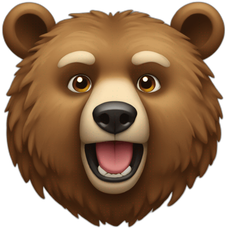 Bear sport emoji