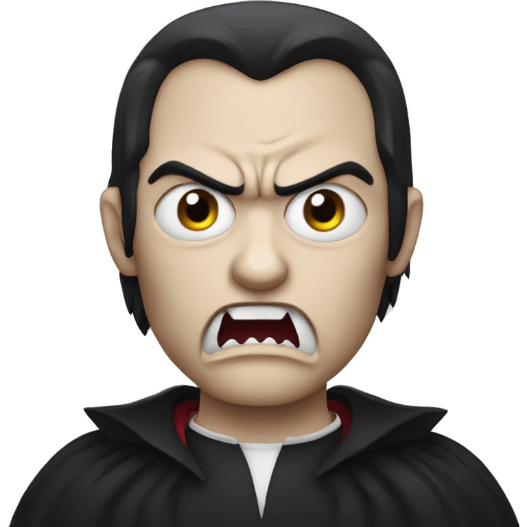 vampire angry  emoji